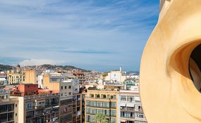 Views from La Pedrera to the hotel